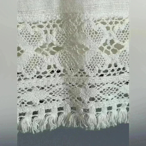 American Eagle Outfitters Cream Off Shoulders Dress (Y9) - Picture 5 of 10